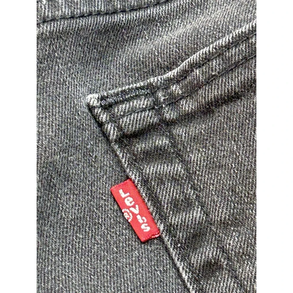 Levis 541 Mens Sz 36x34 Black Jeans Straight Leg Western Fade Mid Rise Guys